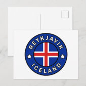 Carte Postale Reykjavik Islande (Devant / Derrière)