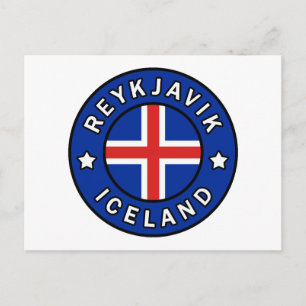 Carte Postale Reykjavik Islande