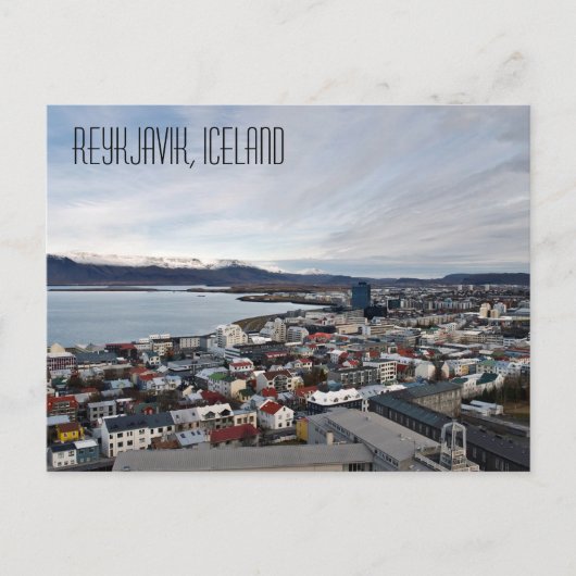 Carte Postale Reykjavik, Islande (Devant)