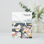 Carte Postale Reykjavik, Islande, (Debout devant)