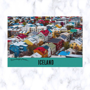 Carte Postale Reykjavík Islande