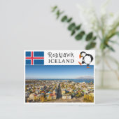 Carte Postale Reykjavik Islande (Debout devant)