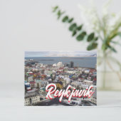 Carte Postale Reykjavik Islande (Debout devant)