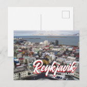 Carte Postale Reykjavik Islande (Devant / Derrière)