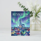 Carte Postale Reykjavik Islande (Debout devant)
