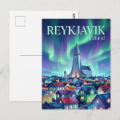 Carte Postale Reykjavik Islande (Devant / Derrière)