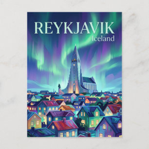 Carte Postale Reykjavik Islande