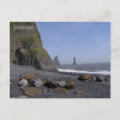 Carte Postale Reynisdrangar, plage de Reynisfjara, Islande (Devant)