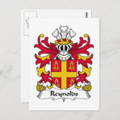 Carte Postale Reynolds Family Crest (Devant / Derrière)