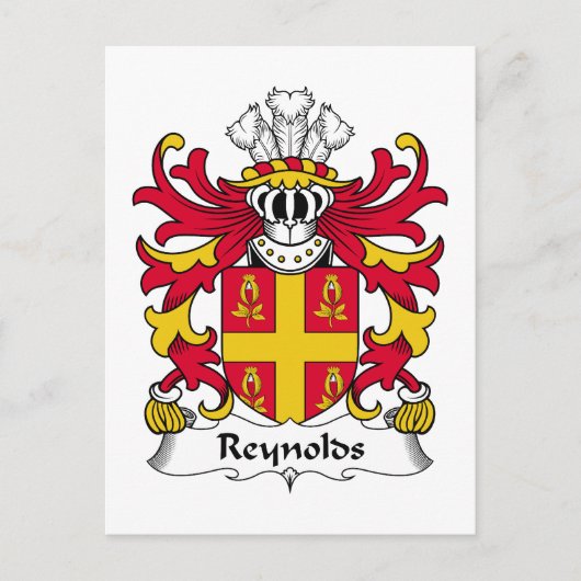 Carte Postale Reynolds Family Crest (Devant)