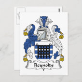 Carte Postale Reynolds Family Crest (Devant / Derrière)
