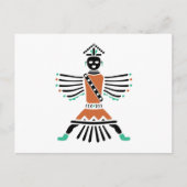 Carte Postale rez couteau guerrier (Devant)