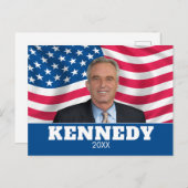 Carte Postale RFK JR - Robert Kennedy Photo 2024 (Devant / Derrière)