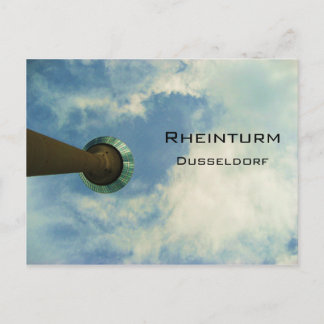 Carte postale Rheinturm Dusseldorf