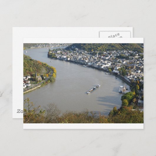 Carte Postale Rhin (Devant / Derrière)