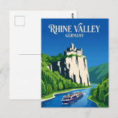 Carte Postale Rhin Allemagne (Devant / Derrière)