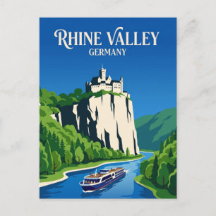 Carte Postale Rhin Allemagne