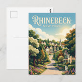 Carte Postale Rhinebeck États-Unis (Devant / Derrière)
