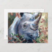 Carte postale Rhino (Devant / Derrière)