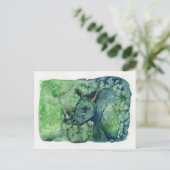 Carte Postale Rhino (Debout devant)