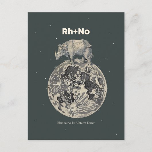 Carte Postale Rhino (Devant)