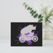 Carte Postale Rhino Biker (Debout devant)