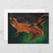 Carte Postale Rhinoceros (Devant / Derrière)