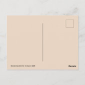 Carte postale Rhinoceros (Dos)