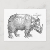 Carte Postale Rhinoceros (Devant)