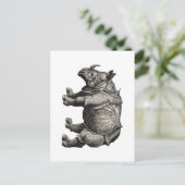 Carte Postale RHINOCEROS - Image 1600 - (Debout devant)