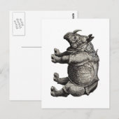 Carte Postale RHINOCEROS - Image 1600 - (Devant / Derrière)