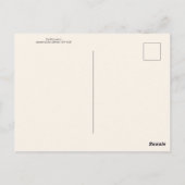 Carte postale Rhinoceros vintage (Dos)