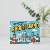 Carte postale RHODE ISLAND (Debout devant)