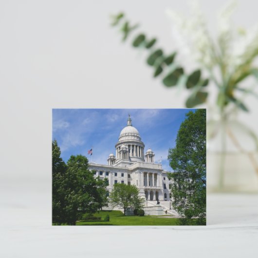 Carte postale Rhode Island Capitol (Debout devant)