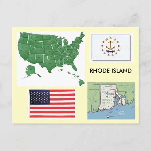 Carte Postale Rhode Island, USA (Devant)