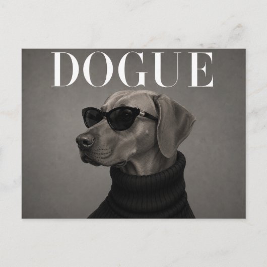 Carte Postale Rhodesian Ridgeback Luxe (Devant)
