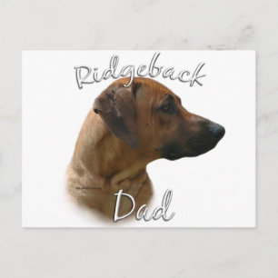 Carte Postale Rhodesian Ridgeback Papa 2