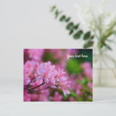 Carte postale Rhododendron rose (Debout devant)