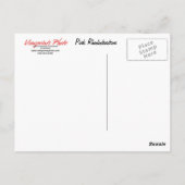 Carte Postale Rhododendron rose (Dos)
