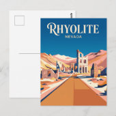 Carte Postale Rhyolite États-Unis (Devant / Derrière)