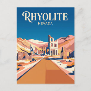 Carte Postale Rhyolite États-Unis