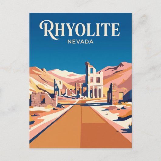 Carte Postale Rhyolite États-Unis (Devant)