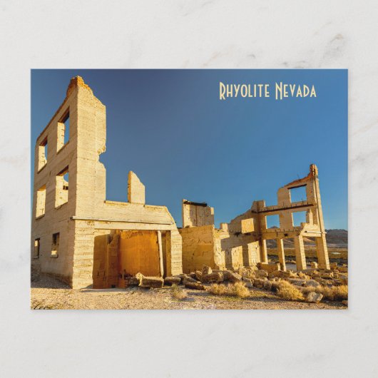 Carte Postale Rhyolite Nevada (Devant)