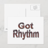 Carte Postale Rhythm2 (Devant / Derrière)