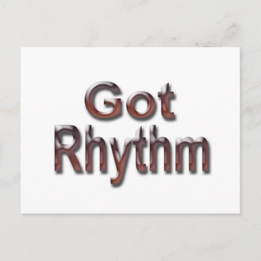 Carte Postale Rhythm2 (Devant)