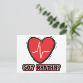 Carte Postale Rhythme obtenu (Debout devant)