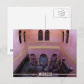 Carte Postale Riad marocain, Marrakech Maroc (Devant / Derrière)