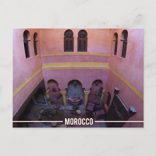 Carte Postale Riad marocain, Marrakech Maroc (Devant)