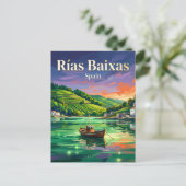 Carte Postale Rías Baixas Espagne (Debout devant)