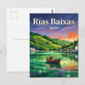 Carte Postale Rías Baixas Espagne (Devant / Derrière)